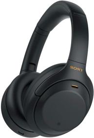 img 2 attached to Sony WH-1000XM4 and WI-SP500 Wireless Headphones Bundle: Noise 🎧 Canceling Over-Ear & Sports In-Ear (Black) - 2 Items Set