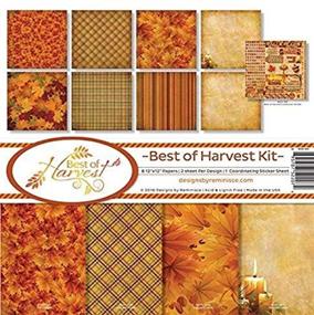 img 3 attached to 📸 Captivating Memories with Reminisce BOH-200 Scrapbook Best of Harvest Collection Kit