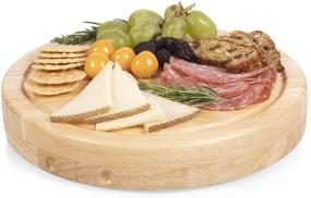 img 3 attached to TOSCANA Circo Cheese Board with Cheese Tools by Picnic Time Brand