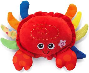 img 4 attached to 🦀 KiddoLab Cute Plush Crab - Musical Crawling Toy with Touch Sensor Button, 5 Nursery Rhymes Songs & Fun Sound Effects - Electronic Plush Toy for Toddlers, Infants, Babies 3 Months & Up