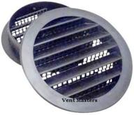 🌀 black round plastic vent - package of 4 by maurice franklin: 2.5" diameter & effective airflow logo