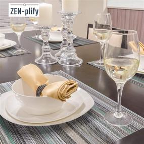 img 3 attached to 🍽️ Enhance your Dining Experience with Zen Plify Placemats: Heat Resistant Decorations for a Stylish Table Setting