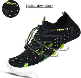 img 3 attached to WXDZ Water Sports Barefoot Quick Dry Men's Shoes for Athletic