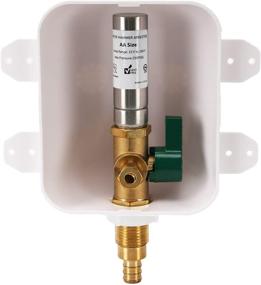 img 4 attached to 🚰 Solimeta Ice Maker Outlet Box Water Hammer Arrestor PEX Connect, Stop Valve, Pex Laundry Box, Water Shut-off Valve