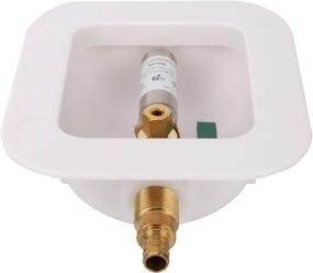 img 3 attached to 🚰 Solimeta Ice Maker Outlet Box Water Hammer Arrestor PEX Connect, Stop Valve, Pex Laundry Box, Water Shut-off Valve