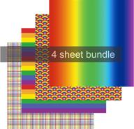 rainbow printed transfer vinyl bundle logo