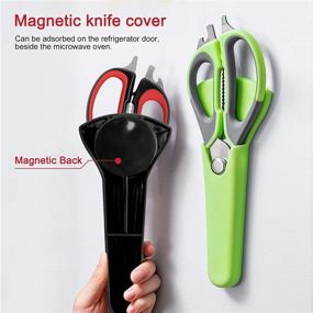 img 1 attached to Multi Function Scissors Detachable Stainless W Magnetic