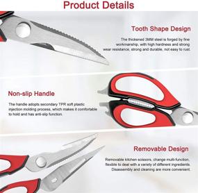 img 3 attached to Multi Function Scissors Detachable Stainless W Magnetic