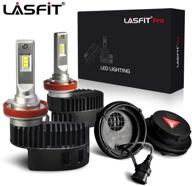 🔆 лампы lasfit h11 led для toyota highlander 2017 2018 2019 - персонализированный апгрейд с мощностью 100 вт, 11000lm/набор - гарантия 2 года логотип