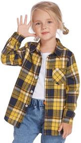 img 3 attached to 🏻 Arshiner Buffalo Flannel Matching Children's Girls' Clothing: Stylish and Coordinated Outfits for On-Trend Kids