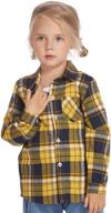 🏻 arshiner buffalo flannel matching children's girls' clothing: stylish and coordinated outfits for on-trend kids logo