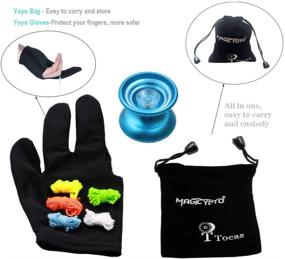 img 2 attached to 🔵 Blue MagicYoYo Responsive Professional Beginners Glove