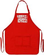 🍔 top-rated two-pocket apron for ultimate grilling experience: best grillin' poppy ever логотип