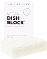 no tox life dish washing block soap - zero waste, dye-free, fragrance-free logo