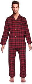 img 4 attached to Classic Flannel Sleepwear by Casual Trends