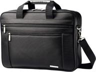 👜 samsonite classic business perfect fit laptop bag – 15.6" black: premium quality & smart design logo