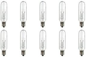 img 4 attached to 💡 CEC Industries 15T6 145V Bulbs: Sleek Shape for Bright Illumination