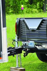 img 1 attached to 🚚 Camco Magnetic Hitch Alignment Kit - Easy Hitch Alignment with 50" Extended Guides - Compatible with Any Tow Vehicle and Trailer - (44603)