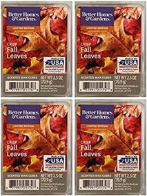 img 2 attached to 🍁 4-Pack of Better Homes and Gardens Wax Cubes - Crisp Fall Leaves Scent