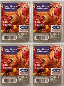 img 1 attached to 🍁 4-Pack of Better Homes and Gardens Wax Cubes - Crisp Fall Leaves Scent