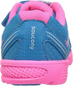 img 2 attached to Saucony Girls Running Extra Toddler Girls' Shoes in Athletic