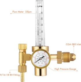 img 2 attached to 🔧 Enhance Welding Precision with the Flowmeter Copper Welding Regulator Accessory