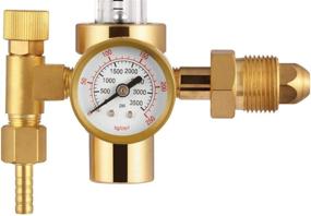 img 1 attached to 🔧 Enhance Welding Precision with the Flowmeter Copper Welding Regulator Accessory