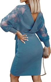 img 3 attached to SEO-Optimized: Backless Batwing Women's Clothing - Sexyshine Sweater Dresses