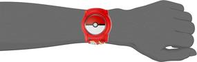img 1 attached to Pokémon Boys' Stainless Steel Analog-Quartz Watch with Plastic Strap, Multi-color, Size 23 (Model: POK4186AZ)