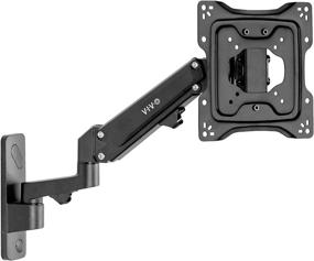 img 4 attached to 📺 VIVO Premium Aluminum Single TV Wall Mount: Adjustable Arm for 23-43 inch Screens, VESA 200x200, MOUNT-G200B