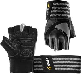 img 4 attached to KANSOON Professional Padded Weight Lifting Gloves: Ideal Gym Workout Gloves for Men & Women with Wrist Support and Full Palm Protection – Perfect for Fitness Exercise, Powerlifting, Hanging, Crossfit