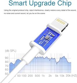 img 1 attached to 🎧 3-пакет Apple MFi Certified переходник Lightning на разъем для наушников 3,5 мм - совместим с iPhone 12/11/XS/Max/X 8 7/iPad, поддерживает все системы iOS - наушники с разъемом для наушников Aux - аксессуары для звука.