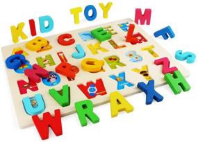 img 1 attached to 🧩 Engaging Alphabet Learning Puzzles for Toddlers: Aitey Alphabet Learning