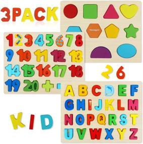img 4 attached to 🧩 Engaging Alphabet Learning Puzzles for Toddlers: Aitey Alphabet Learning