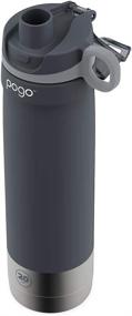 img 3 attached to 🧊 Pogo 20oz Stainless Steel Water Bottle with Chug Lid - Vacuum Insulated