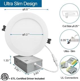 img 3 attached to Unleash Radiant Illumination with 💡 YALANO Ultra Thin Can Killer Downlight Brightness