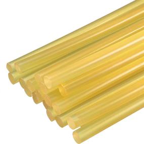 img 4 attached to Uxcell Sticks 8 Inch 0 27 Inch Yellow Tapes, Adhesives & Sealants