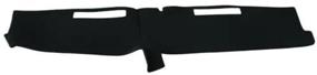 img 3 attached to 🚚 Black Dash Cover Mat Dashboard Pad for Chevy C10 C20 C30 K10 K20 K30 Truck 1981-1986 by Hex Autoparts