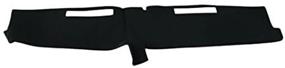 img 1 attached to 🚚 Black Dash Cover Mat Dashboard Pad for Chevy C10 C20 C30 K10 K20 K30 Truck 1981-1986 by Hex Autoparts