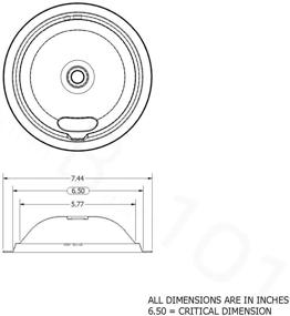 img 2 attached to 🍽️ Essential Kitchen Basics 101 Replacement Chrome Drip Pans for Whirlpool W10196405 and W10196406 - Includes 8-Inch and 3x 6-Inch Pans, 4 Pack