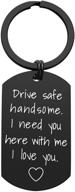 stylish drive safe keychain: ideal valentine's gift for your boyfriend logo