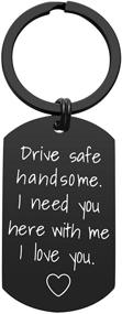 img 4 attached to Stylish Drive Safe Keychain: Ideal Valentine's Gift for Your Boyfriend