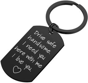 img 3 attached to Stylish Drive Safe Keychain: Ideal Valentine's Gift for Your Boyfriend