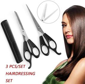 img 4 attached to CHDHALTD Professional Hairdressing Scissors Thinning