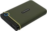 💾 transcend information 1tb storejet m3 usb 3.0 external hard drive - military green | ts1tsj25m3e logo