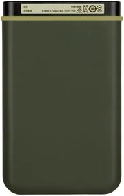 img 2 attached to 💾 Transcend Information 1TB StoreJet M3 USB 3.0 External Hard Drive - Military Green | TS1TSJ25M3E