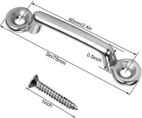 img 3 attached to Abimars Kayak Stainless Bimini Footmans