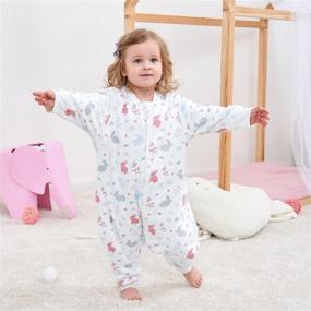 img 3 attached to 👶 Eahphy Kids Natural Cotton Sleep Suit with Bamboo Lining - 0.8-2.5 TOG (18M-6Years)
