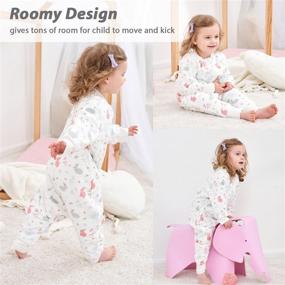 img 2 attached to 👶 Eahphy Kids Natural Cotton Sleep Suit with Bamboo Lining - 0.8-2.5 TOG (18M-6Years)