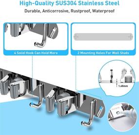 img 1 attached to 🛁 Sunnif Stainless Bathroom Adhesive Organizer: Streamline Your Space